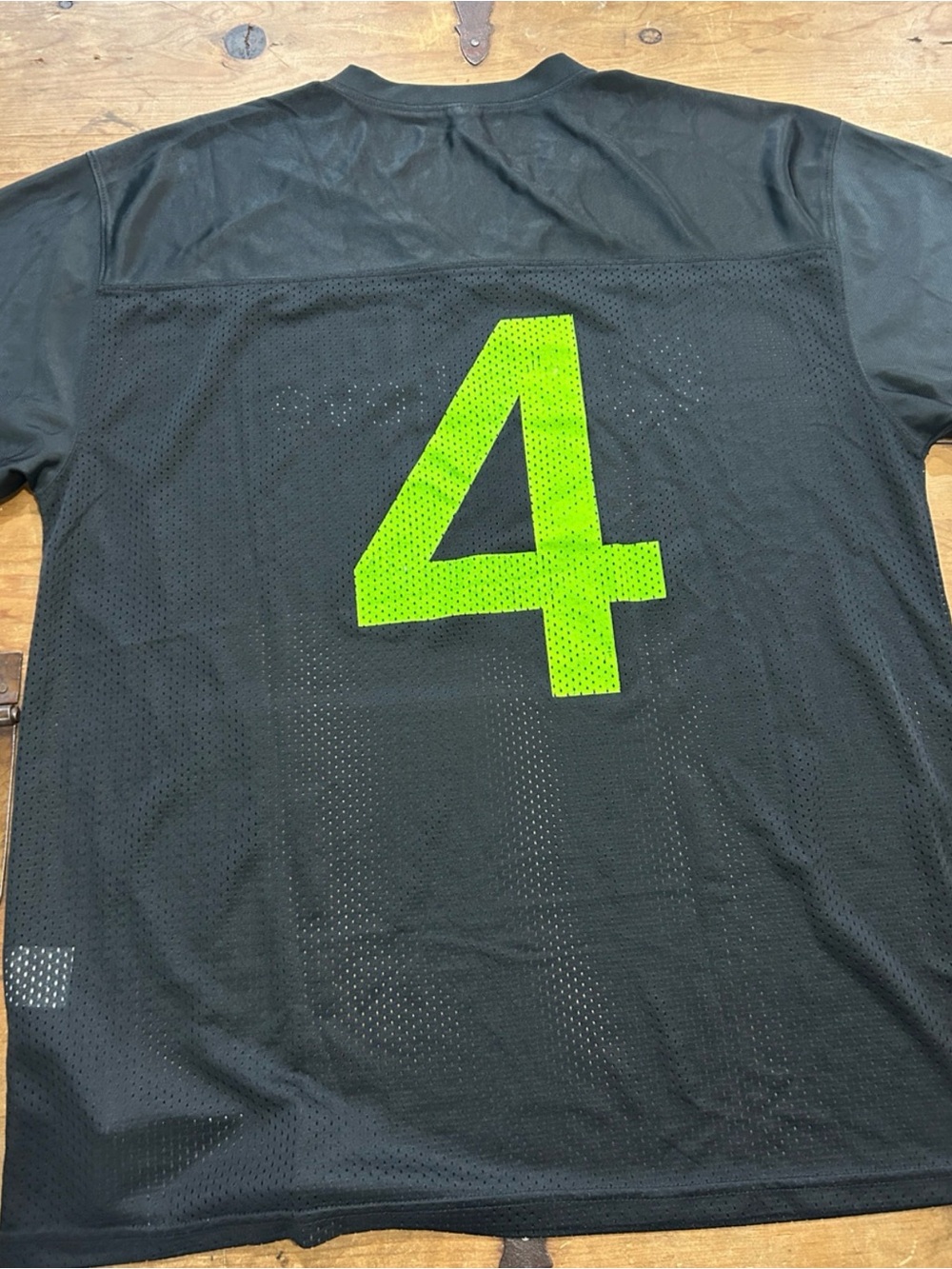 Men's Black Trulieve V-Neck Logo Mesh Shirt Jersey Size Large - Picture 3 of 7